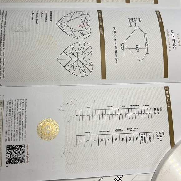 Diamonds Engagement 14K Solid Gold Ring - Picture 6 of 7